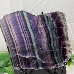 Crystal Fluorite Slab
