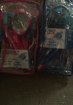 Children 5 piece dive set new $5 each