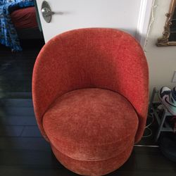Orange Club Chair