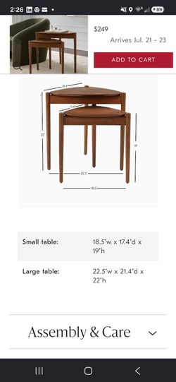 Gorgeous west elm nesting tables