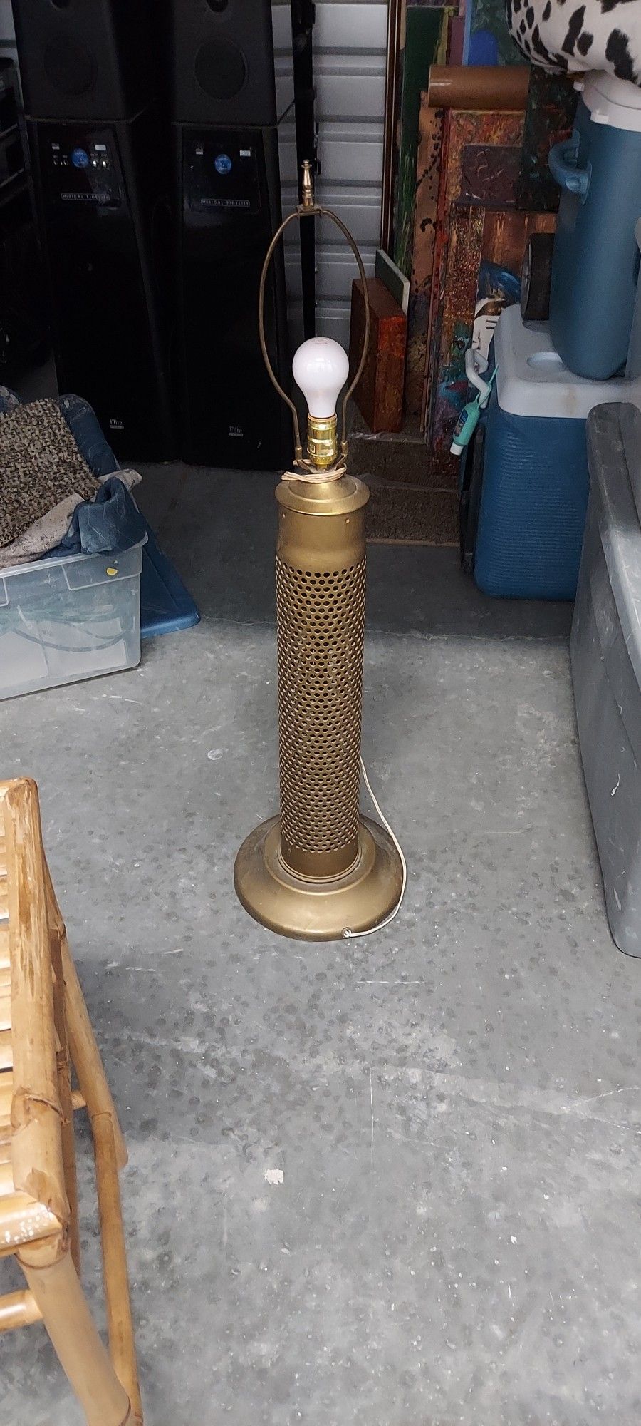 Antique Brass Lamp!