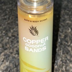 Bath and Bodyworks copper coconut sands Fragrance mist
