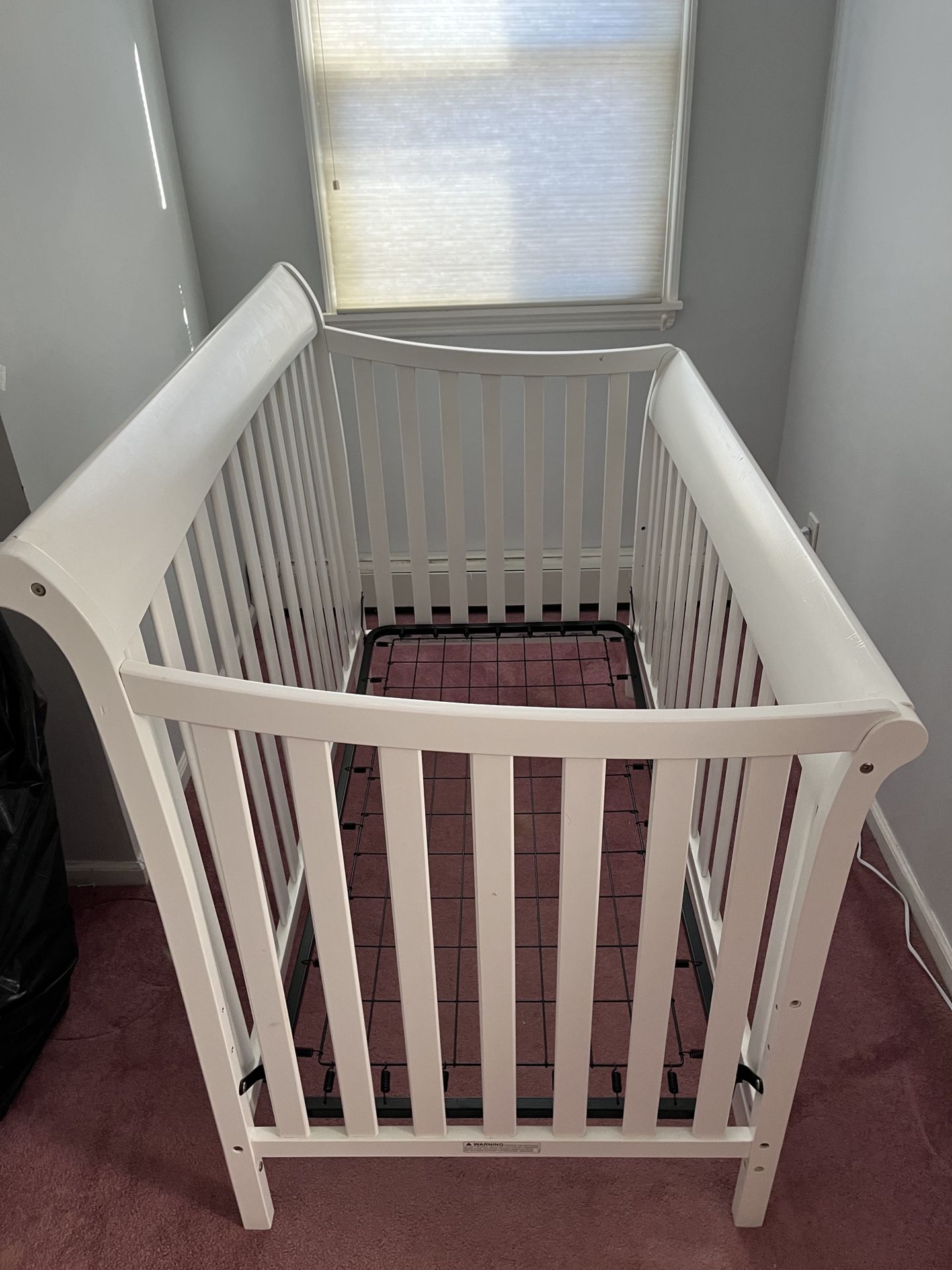 White Baby Crib