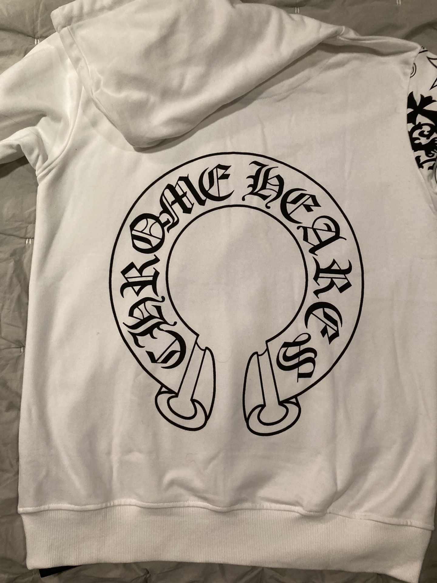 Chrome Hearts White Hoodie Large