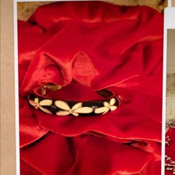 Black And White Enamel Bracelet