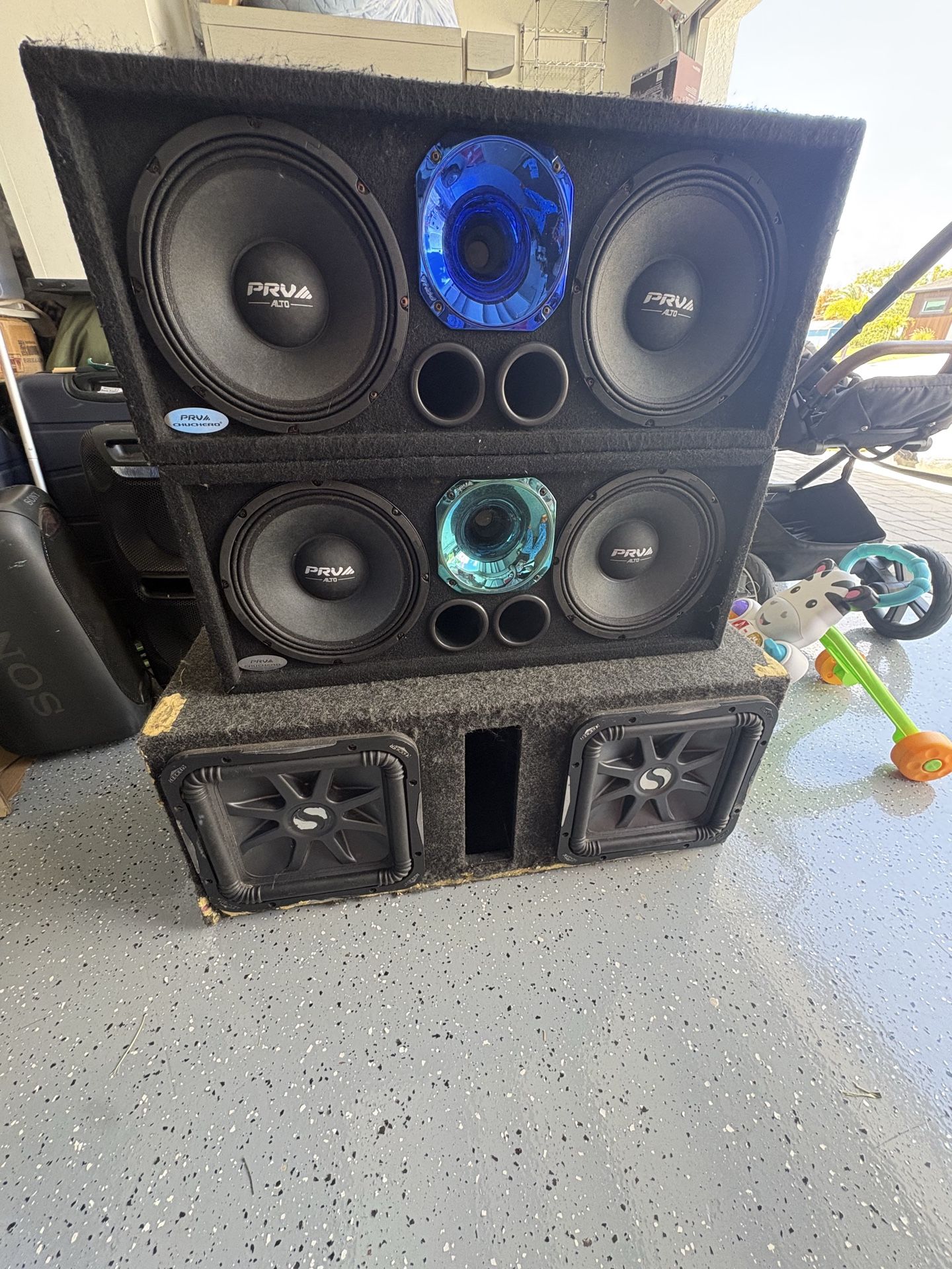 Prv chucheros and Kicker L7 solo barics