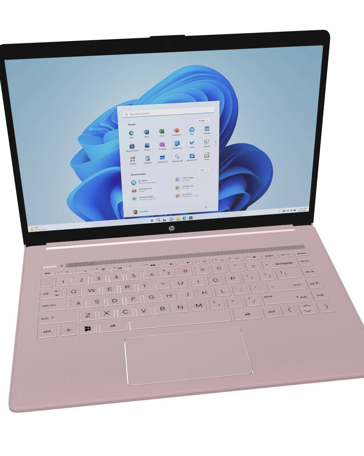 Rose Pink HP Laptop **NEW**