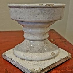 One Pottery Barn" Rustic LEAH Candle Holder