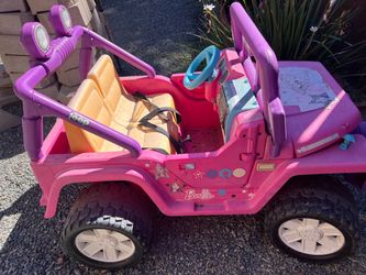 Barbie Jeep Power Wheels