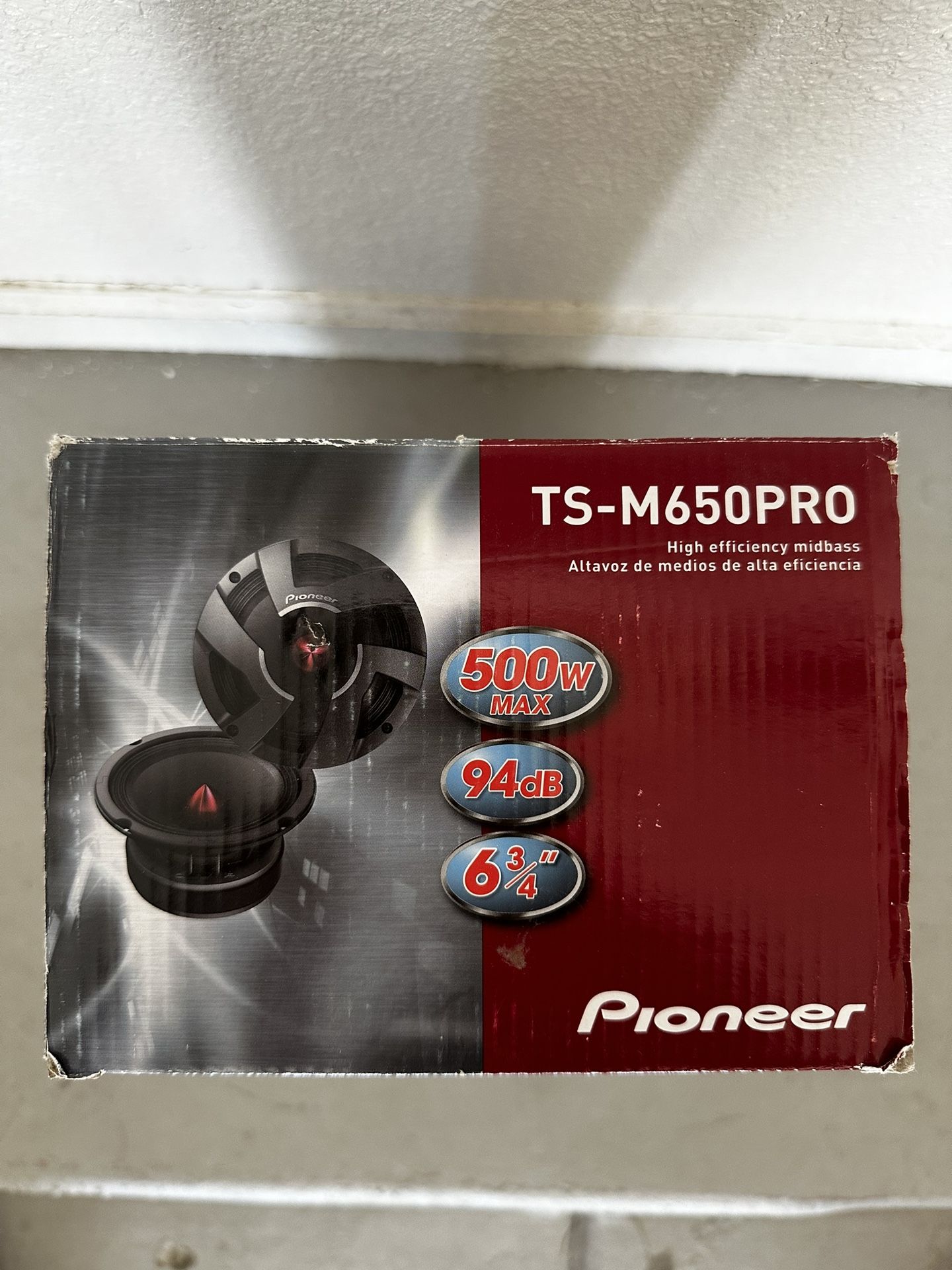 Audio Pioneer Ts M650 Pioneer TS M650 Pro 3/4 Speakers For Sale In
