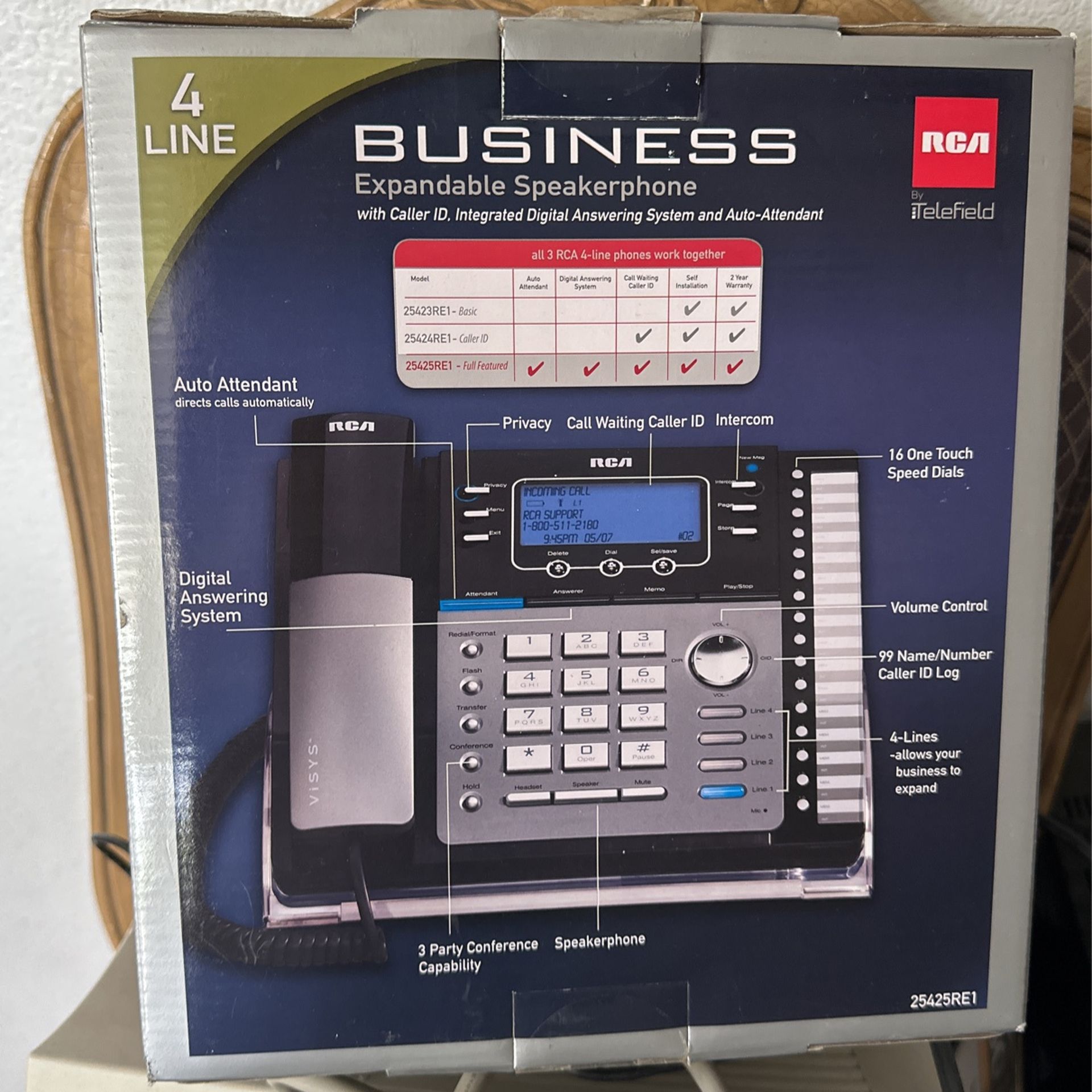 RCA 4 Line Business Phone