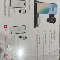 3-in-1 Charging Station For iphone, AirPods, & iwatch