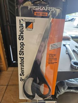 Fiskars Serrated Shop Shears 9"