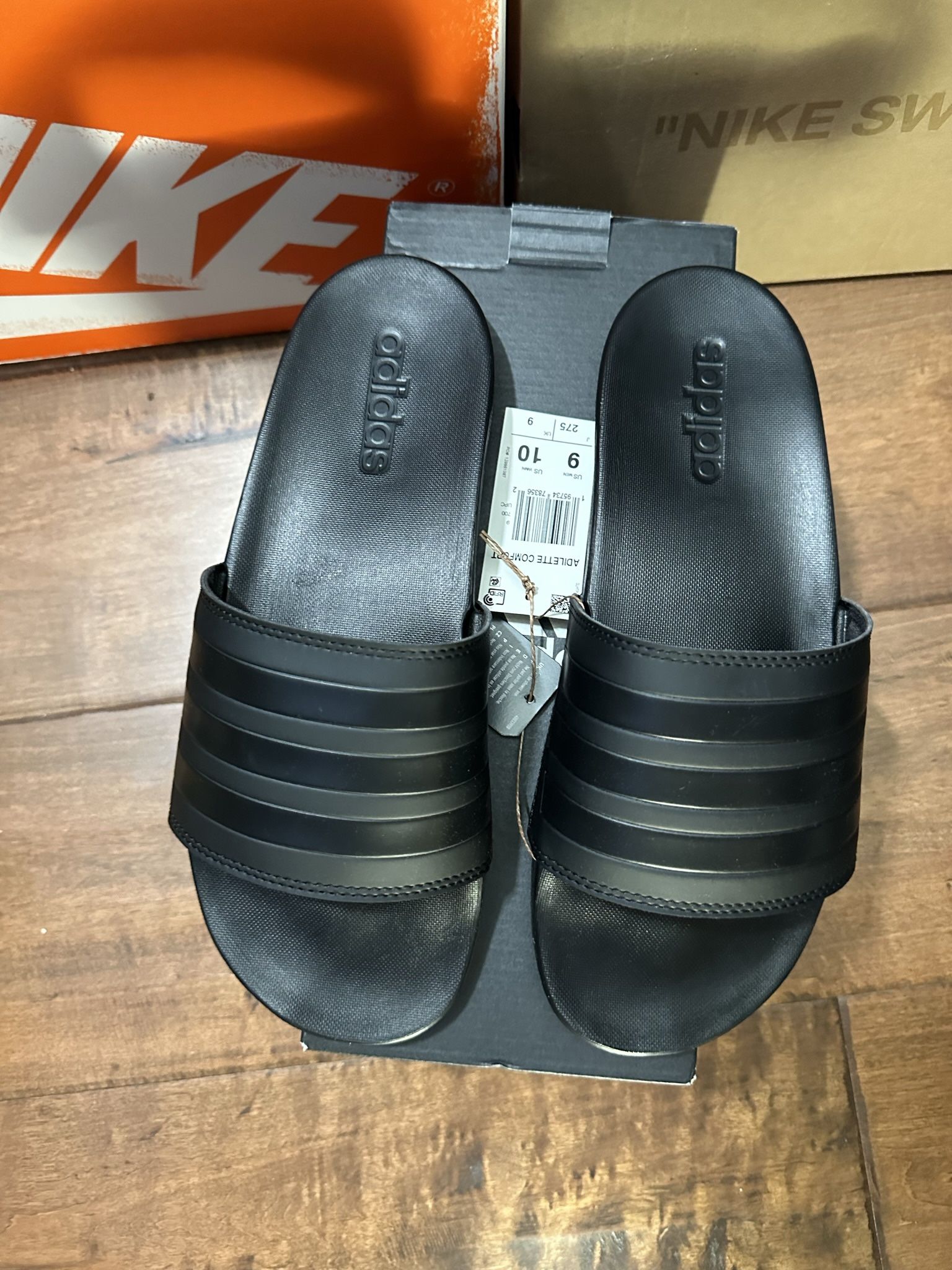 Adidas Slides Size 9