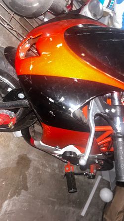 Gas Powered Pocket Bike Mini Motorcycle – Runs Great – Racing Style