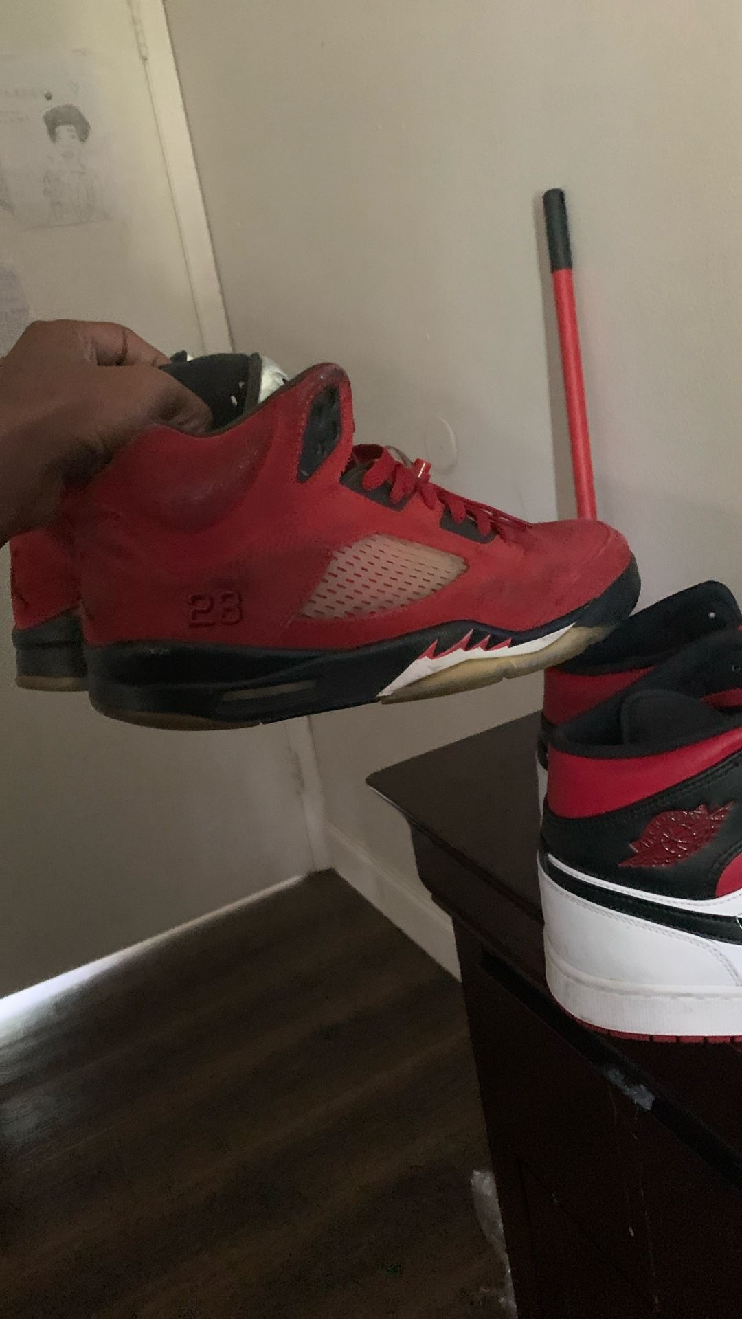 Jordan 5 And Jordan 1 Size 10.5 And 13