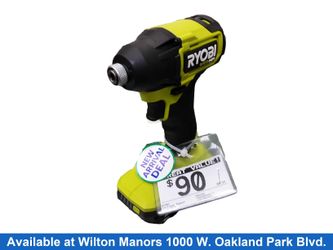 Ryobi Psbid02 Green Cordless Impact Drill