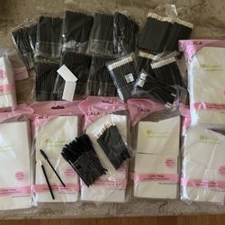 Disposable Makeup Sponges & Lip Applicators & Spoolies