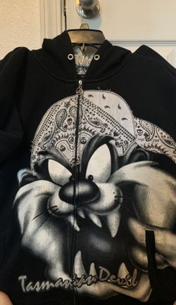 PREMIUM WEAR TASMANIAN DEVIL LONEY TOON ZIP UP HOODIE