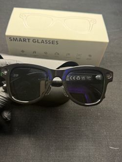 AI Smart Glasses ( Dark Frames) with Camera – MB PRO MAX M02X Bluetooth Video Recording