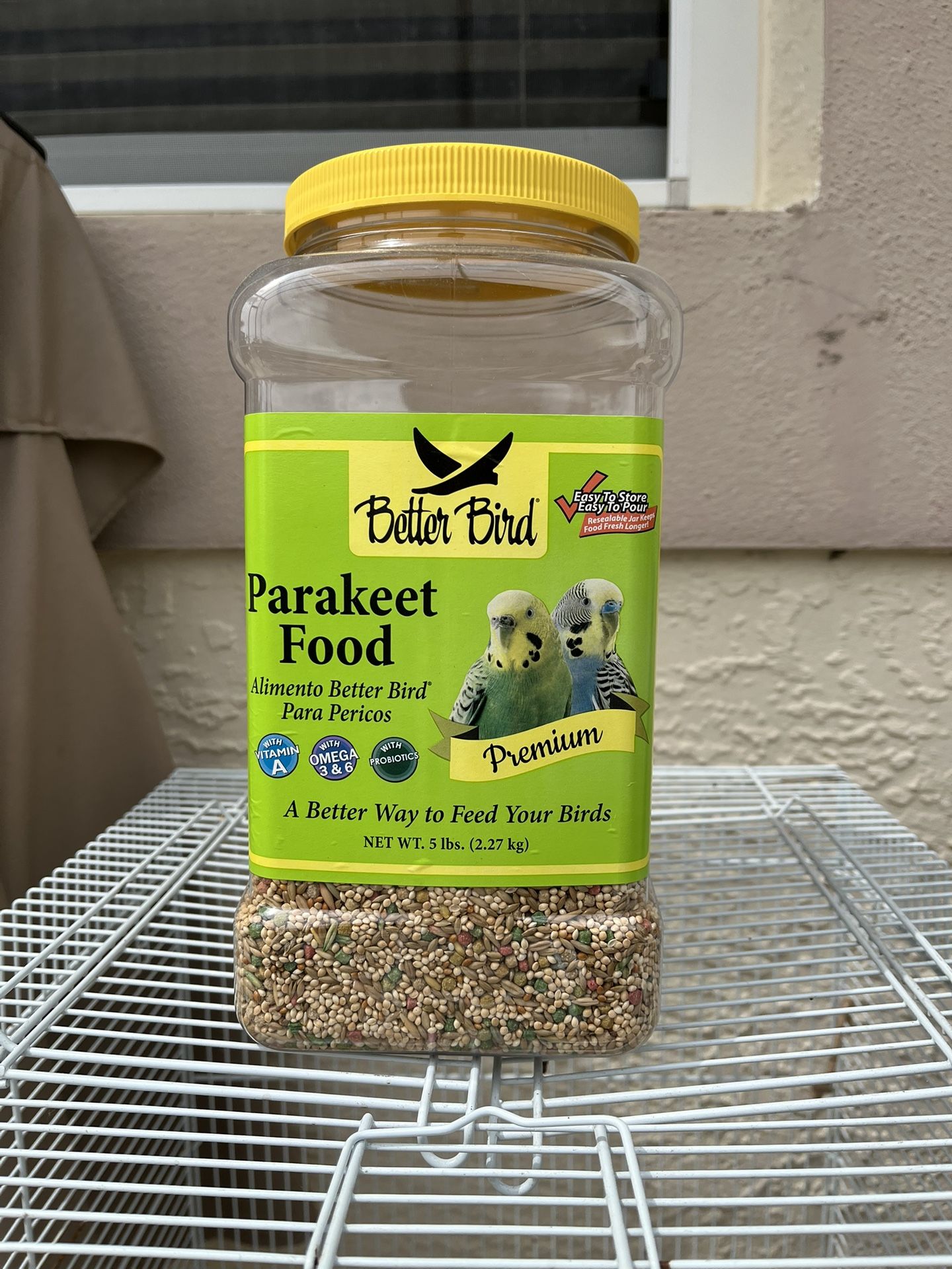 Bird Cage And Bird Food