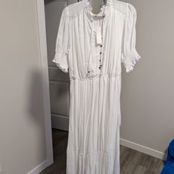 Joie De Vivre White Dress Size 1x