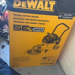 Dewalt Portable, Wet, And Dry Vacuuming