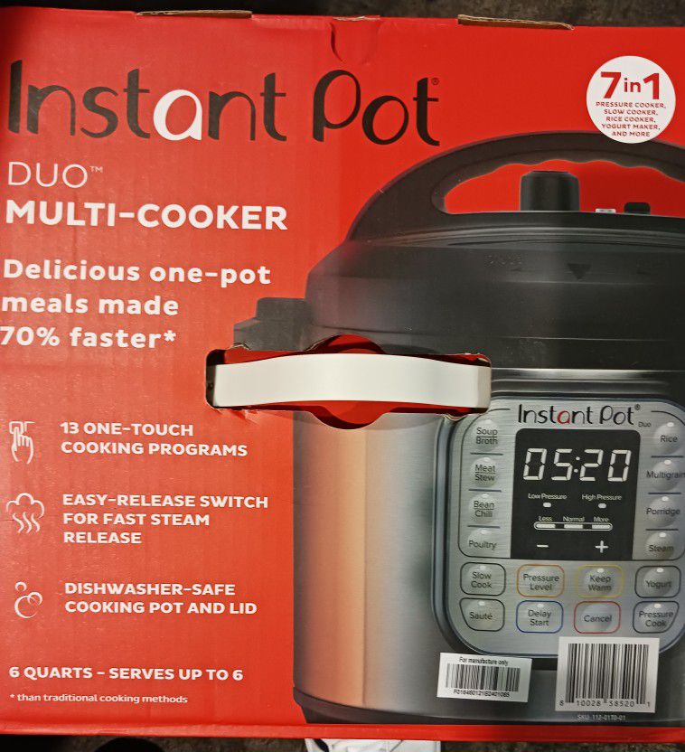 Instapot Pot 7 In 1 Pressure Cooker