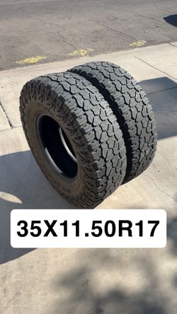 (2)35X11.50R17LT Falken Wildpeak R/T