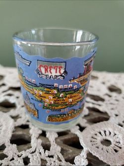 Crete Shot Glass. 2" tall