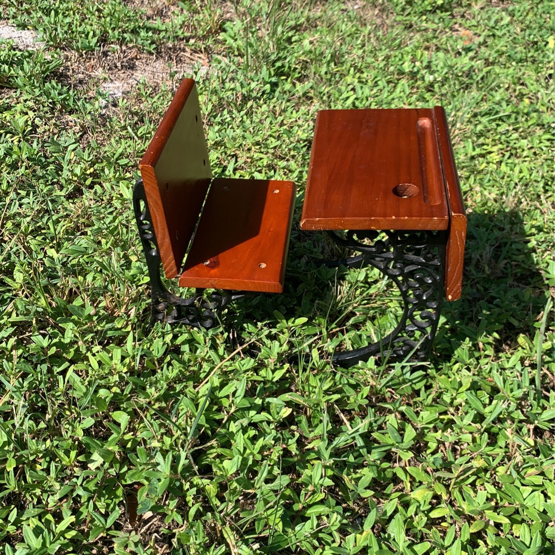 Wood And Iron Desk