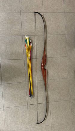 Vintage Browning Rover Recurve Bow Made In USA w/ 17 Arrows