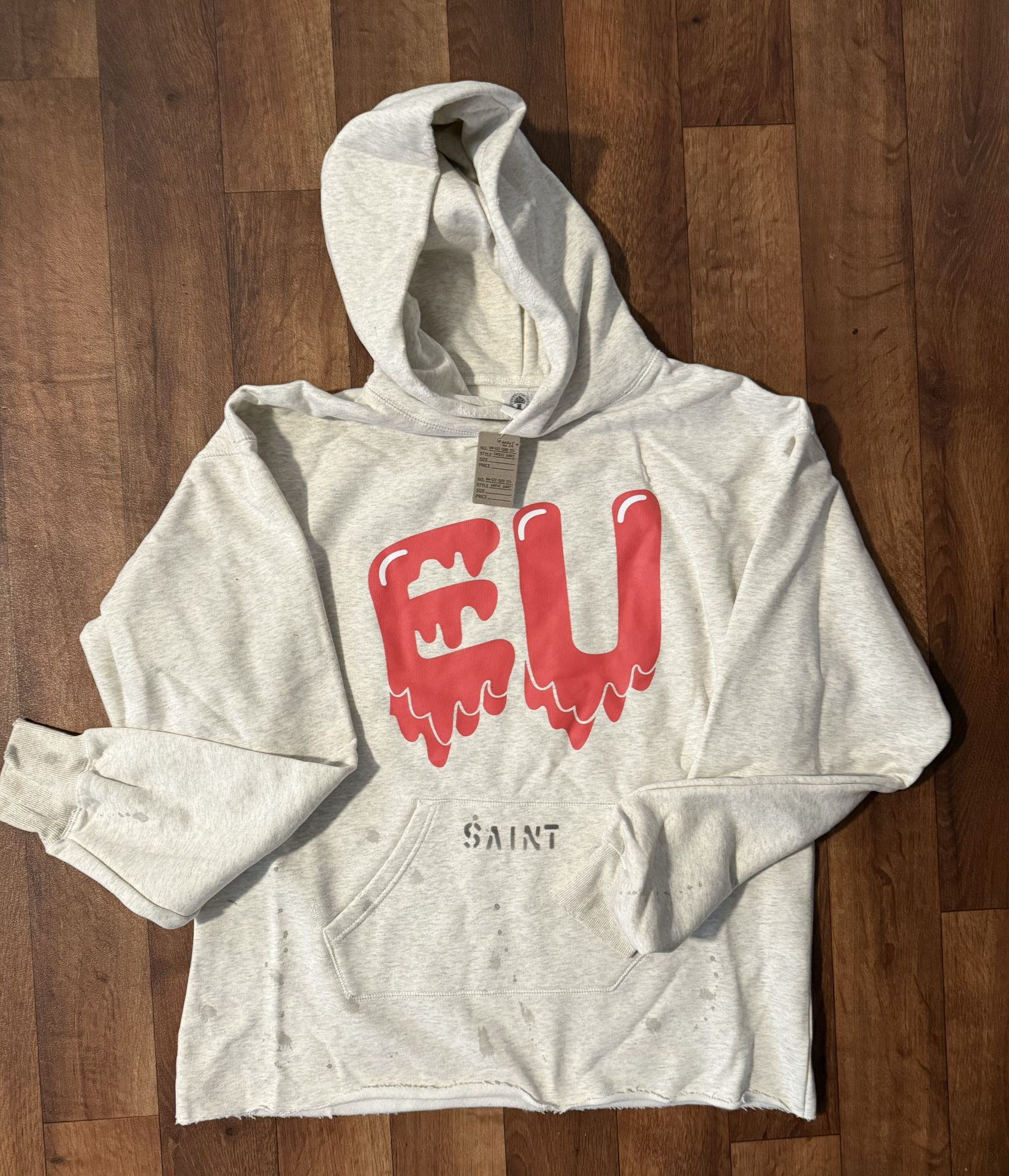 Saint Michael “Emotionally Unavailable” Hooded Sweatshirt Saint Michael “Emotionally Unavailable” Hooded Sweatshirt