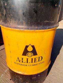 Small barrel with advertising