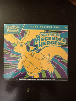 Pokemon Ascended Heroes ETB Sealed Elite Trainer Box