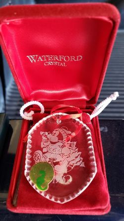collectible Waterford crystal ornaments