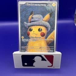2023 Pokemon Van Gogh Pikachu with Grey Felt Hat