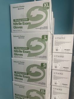 Biodegradable Nitrile Exam Gloves