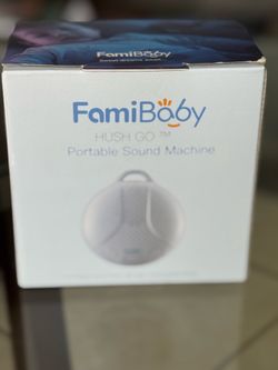 NEW FamiBaby Hush Go Portable Baby Sound Machine