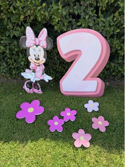 2nd Birthday foam cut outs