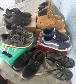 Lot of 6 pairs of shoes NIKE VANS ADIDAS Nice!