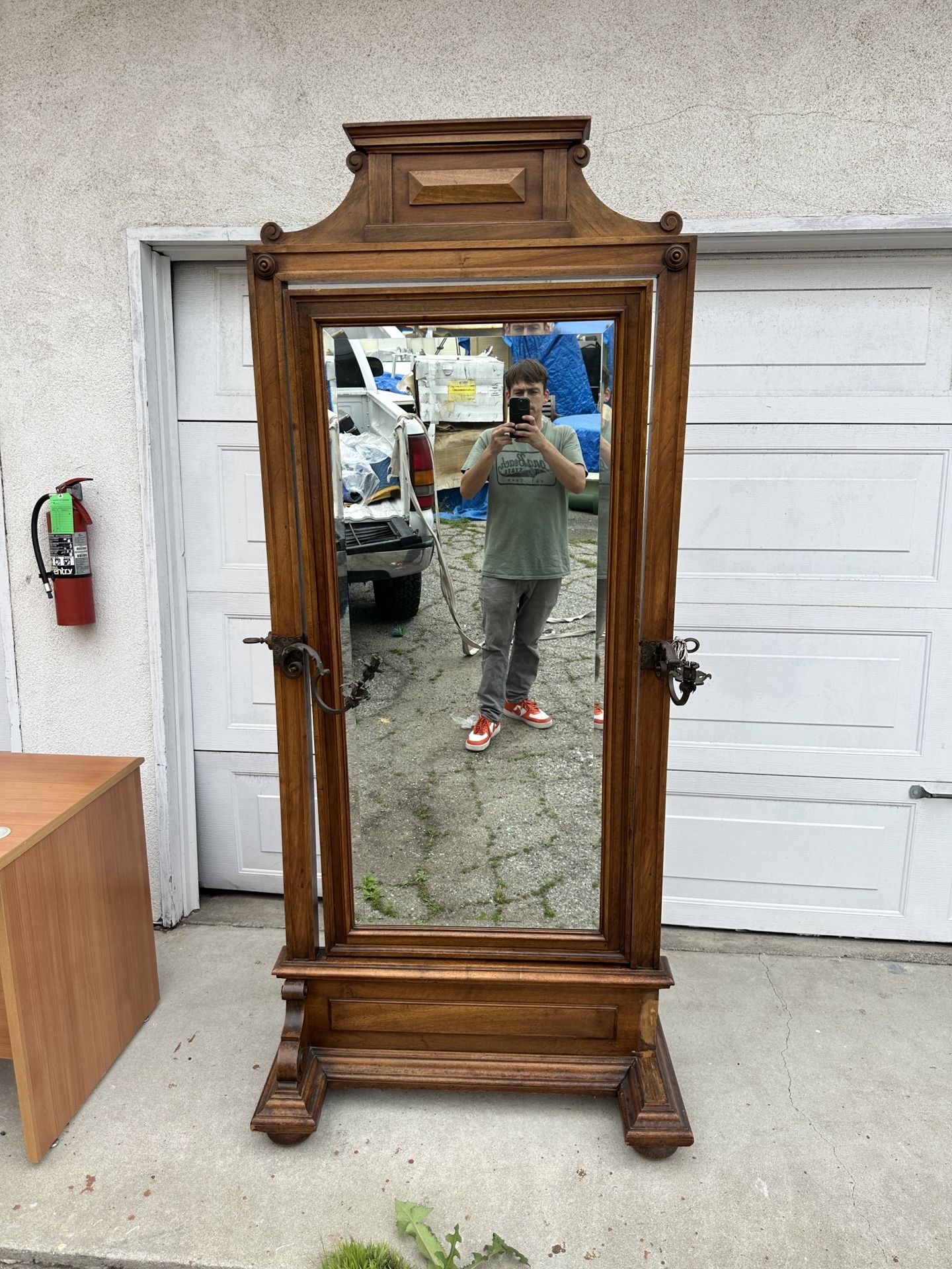 Antique Hat Rack (Swivel Mirror) 1800’s