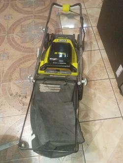 Ryobi cordless lawnmower