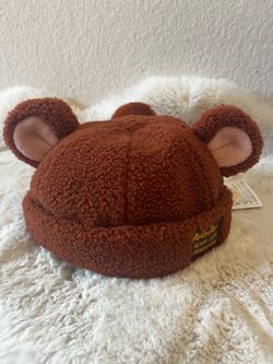 Tokyo Disneyland Peter Pan Lost Boys Fluffy Hat - Bear 🐻 *BRAND NEW*
