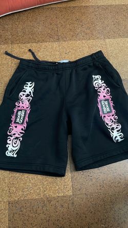 NOON GOONS Black Graphic Print Casual Shorts
