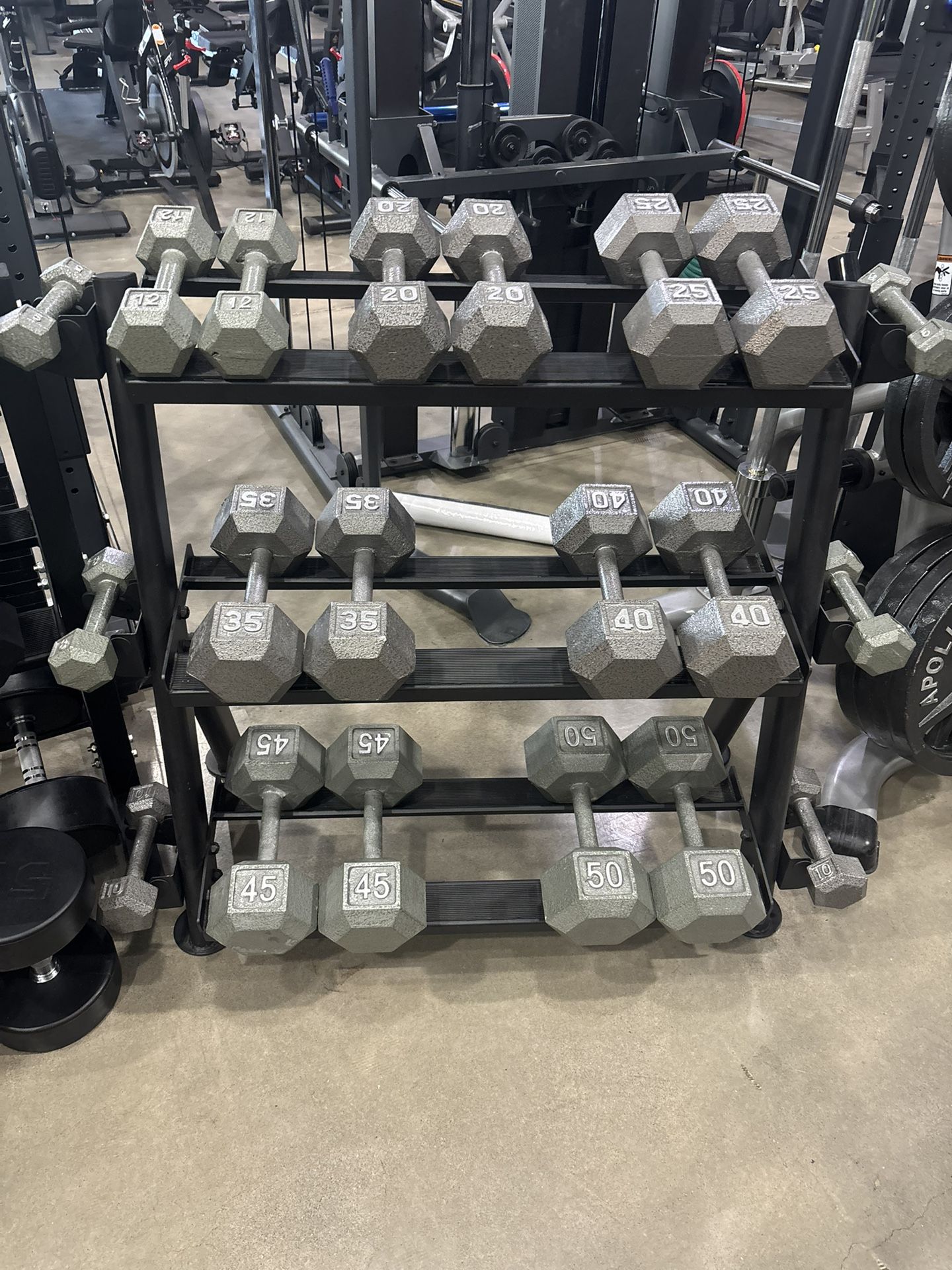 Steel Dumbbells (incomplete set)