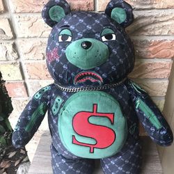 Sprayground Bear Backpack Deniro Teddy Money (NEW) for Sale in