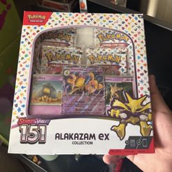 151 Pokemon Box Alakazam