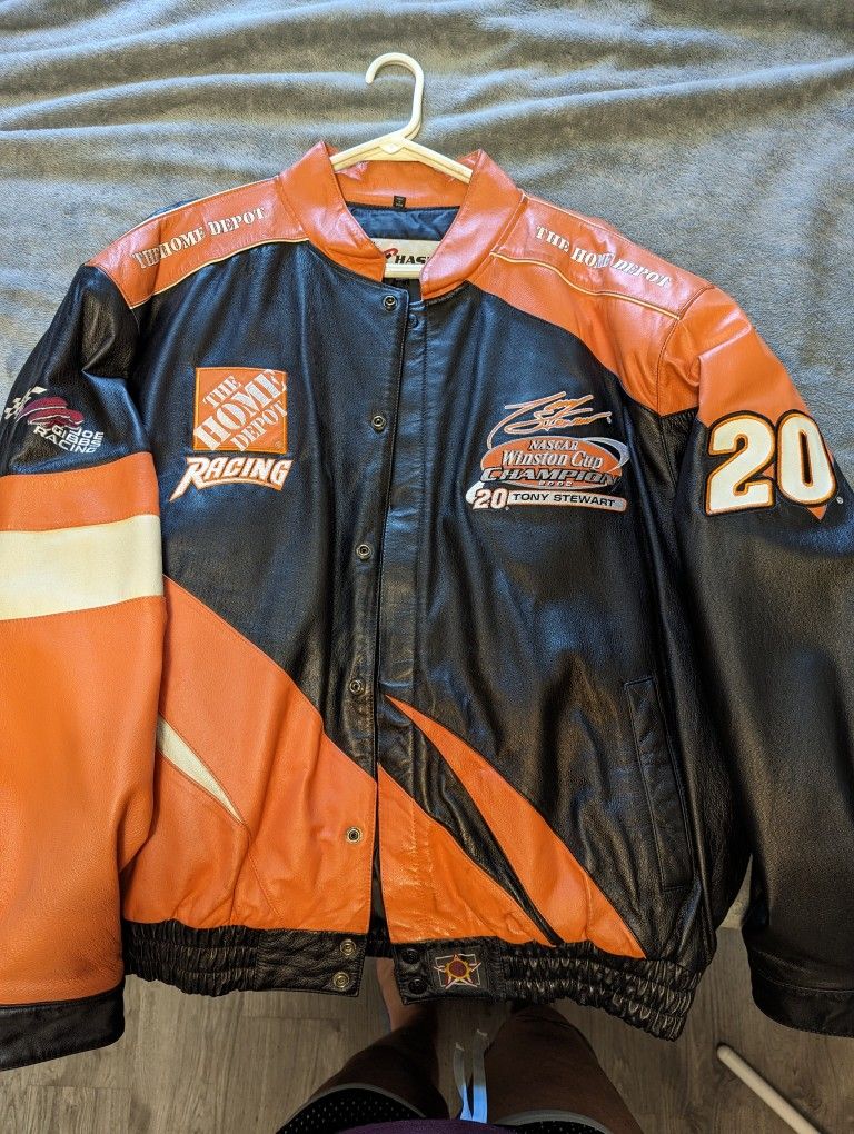 Tony Stewart Leather Jacket