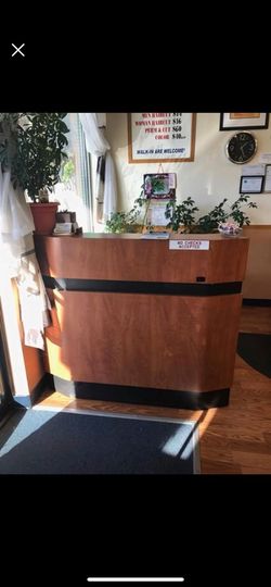 Receptionist desk